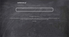 Desktop Screenshot of combatzone.pl